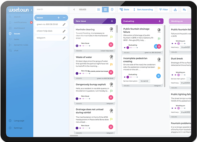 WiseTown Issue Manager