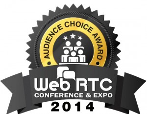 Audience Choice Award at WebRTC