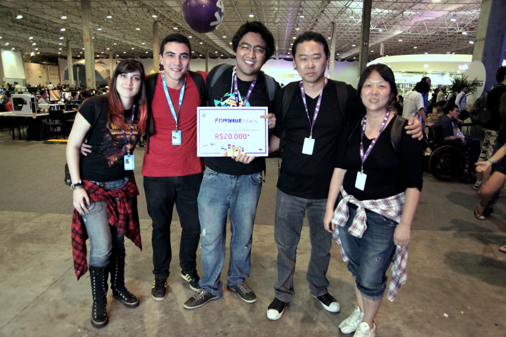 Winners of FIWARE hackathon in Campus Party