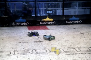 Robot fight at Campus Party Brasil