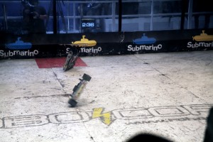 Robot fight at Campus Party Brasil