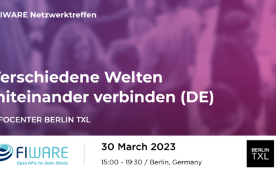 FIWARE Netzwerktreffen: Verschiedene Welten miteinander verbinden (DE)